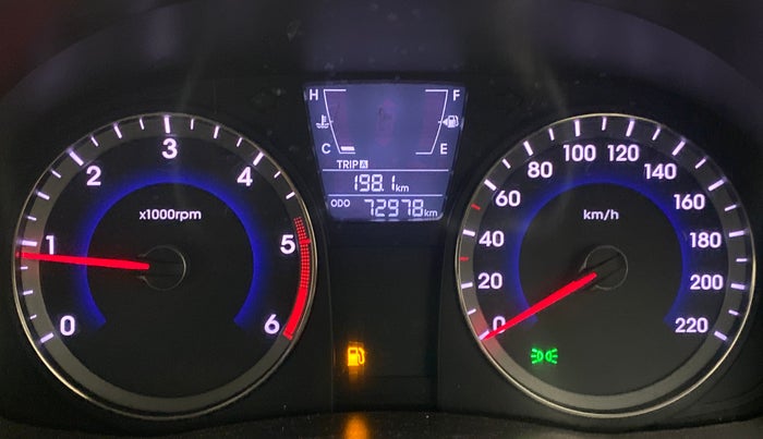 2014 Hyundai Verna FLUIDIC 1.6 EX CRDI, Diesel, Manual, 73,018 km, Odometer Image
