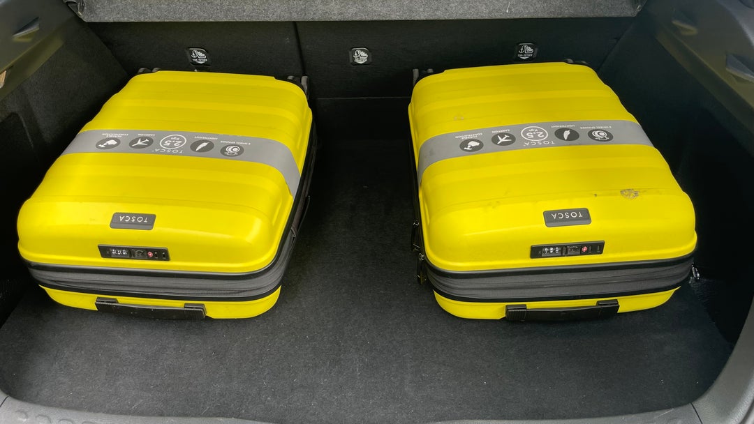 Boot Inside View with Luggage