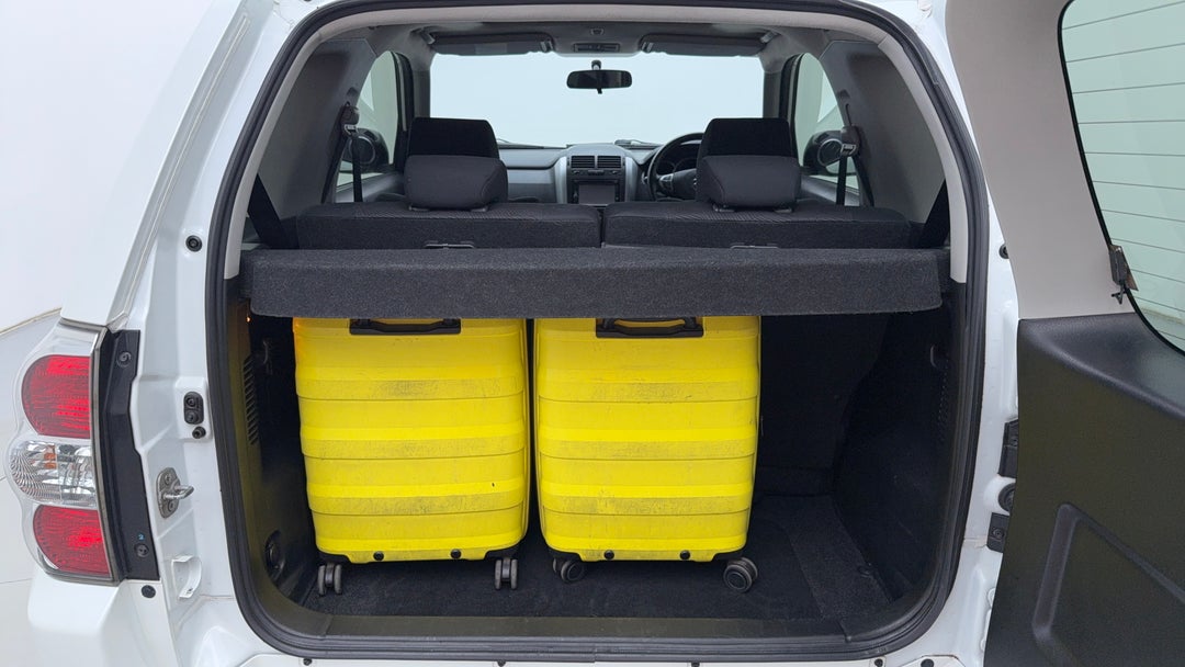 Boot Inside View with Luggage