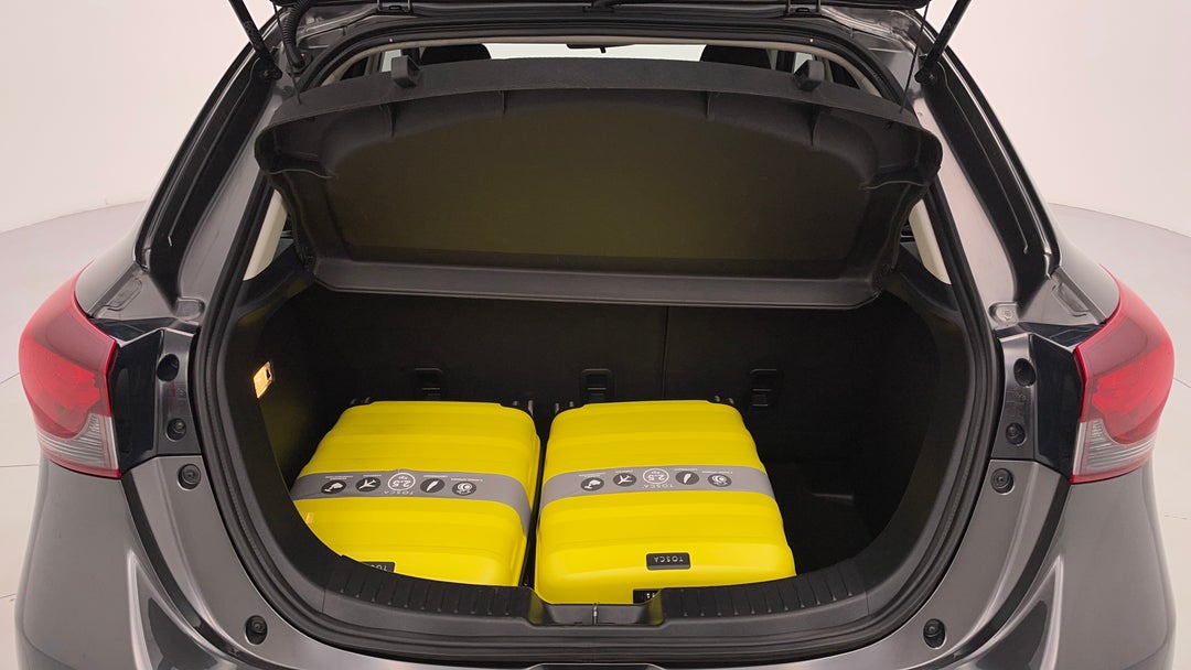 Boot Inside View with Luggage