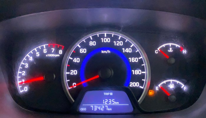 2019 Hyundai Grand i10 ASTA 1.2 KAPPA VTVT, CNG, Manual, 73,424 km, Odometer Image