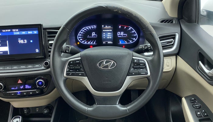 2020 Hyundai Verna SX 1.5 VTVT IVT, Petrol, Automatic, 39,573 km, Steering Wheel Close Up