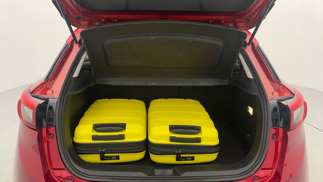 Boot Inside View with Luggage