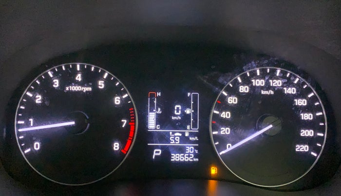 2019 Hyundai Creta SX AT 1.6 PETROL, Petrol, Automatic, 38,662 km, Odometer Image