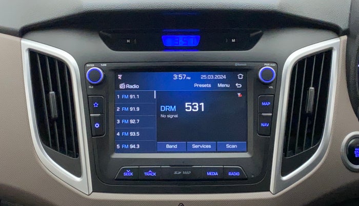 2019 Hyundai Creta SX AT 1.6 PETROL, Petrol, Automatic, 38,662 km, Infotainment System