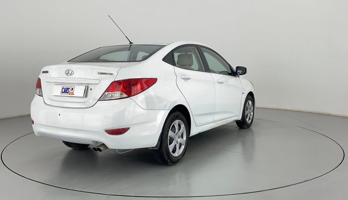 2012 Hyundai Verna FLUIDIC 1.4 VTVT, Petrol, Manual, 74,433 km, Right Back Diagonal