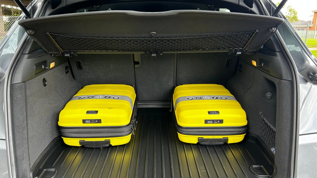 Boot Inside View with Luggage