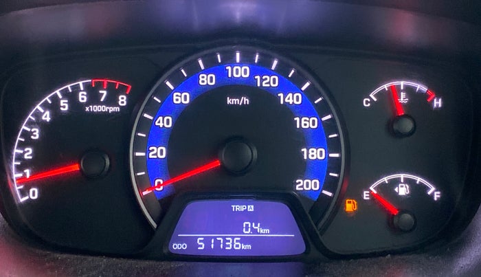 2015 Hyundai Xcent S 1.2, Petrol, Manual, 51,874 km, Odometer Image