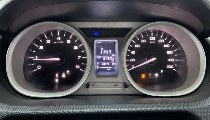 2017 Tata Tiago XZ 1.2 REVOTRON, Petrol, Manual, 54,117 km, Odometer Image