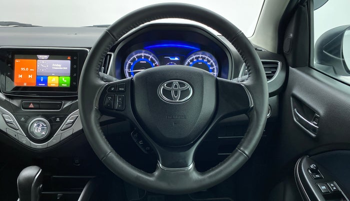 2021 Toyota Glanza V CVT, Petrol, Automatic, 15,000 km, Steering Wheel Close Up