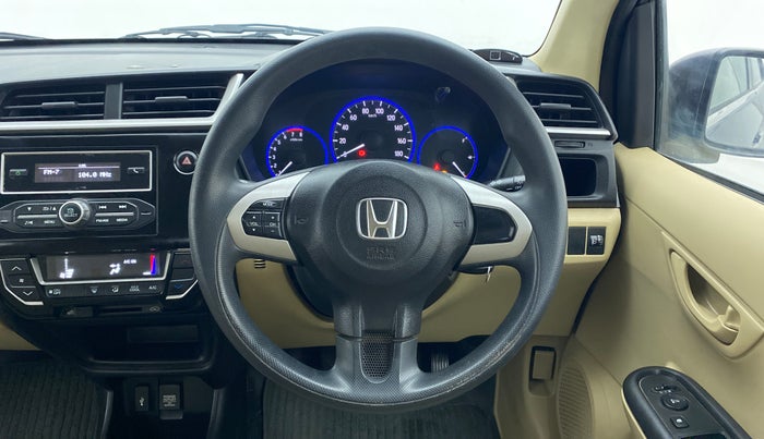 2017 Honda Amaze 1.2 S (O) MT I VTEC, Petrol, Manual, 40,589 km, Steering Wheel Close Up