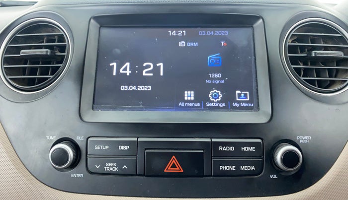 2018 Hyundai Xcent SX 1.2, CNG, Manual, 49,146 km, Infotainment System