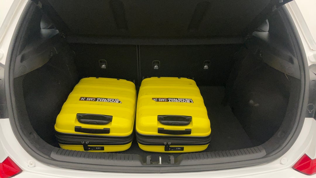 Boot Inside View with Luggage