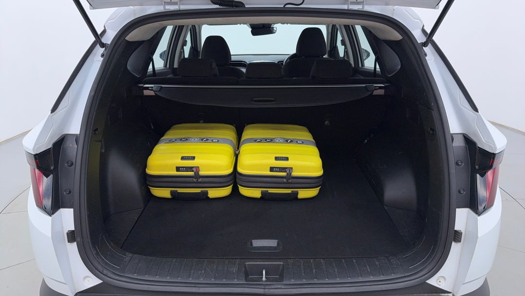 Boot Inside View with Luggage