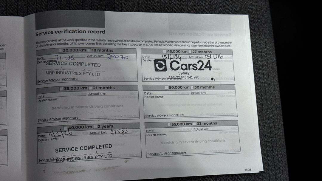 2024 Nissan X-trail St (4WD), Automatic, 51016 km, Service History