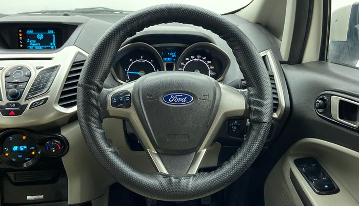 2015 Ford Ecosport 1.5TITANIUM TDCI, Diesel, Manual, 1,00,608 km, Steering Wheel Close Up