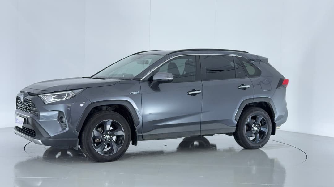 2021 Toyota RAV4 Cruiser (AWD) Hybrid, Automatic, 108360 km, Left Front Diagonal (45- Degree) View