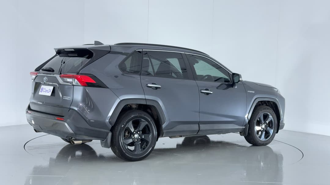 2021 Toyota RAV4 Cruiser (AWD) Hybrid, Automatic, 108360 km, Right Back Diagonal (45- Degree) View