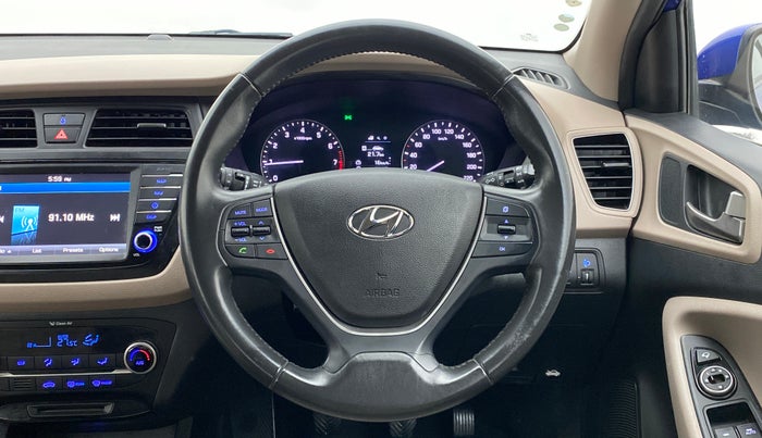 2015 Hyundai Elite i20 ASTA 1.2 (O), Petrol, Manual, 38,193 km, Steering Wheel Close Up