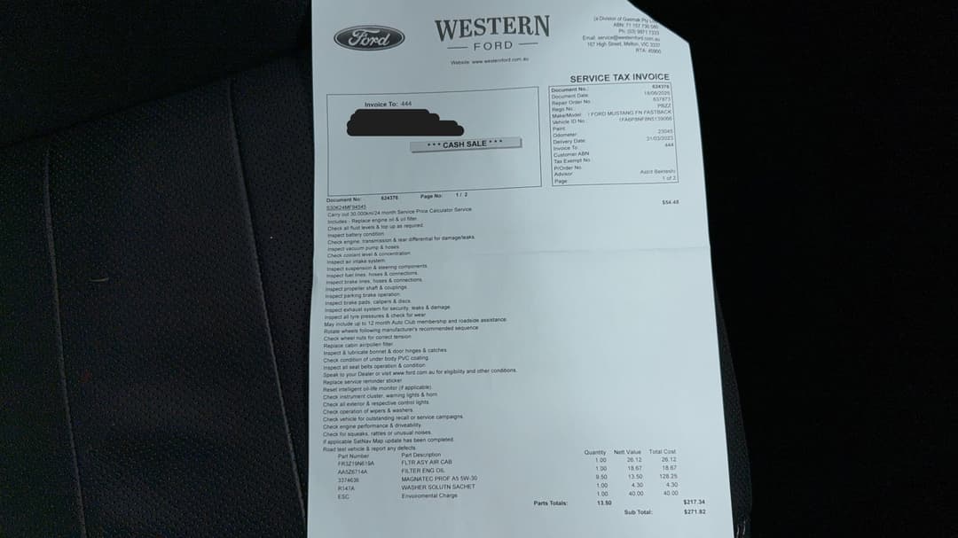 2022 Ford Mustang Gt 5.0 V8, Automatic, 27304 km, Service History