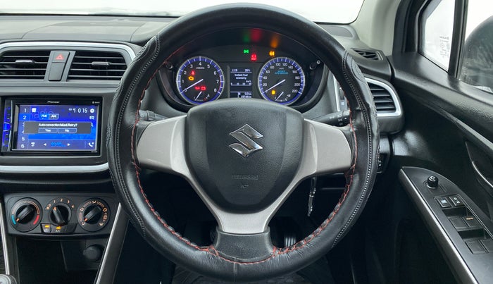2021 Maruti S Cross SIGMA 1.5, Petrol, Manual, 20,464 km, Steering Wheel Close Up