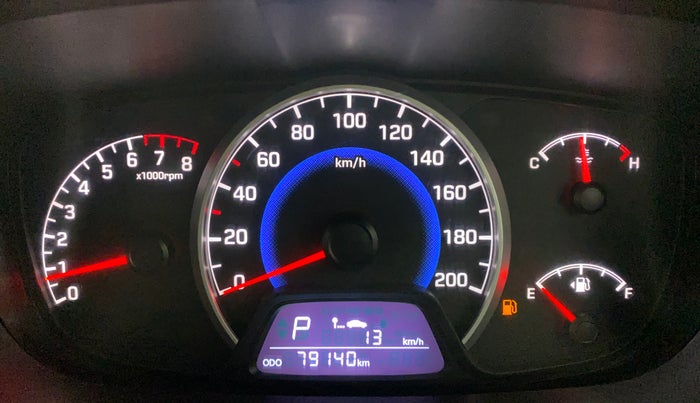 2017 Hyundai Grand i10 SPORTZ (O) 1.2 AT VTVT, Petrol, Automatic, 79,360 km, Odometer Image