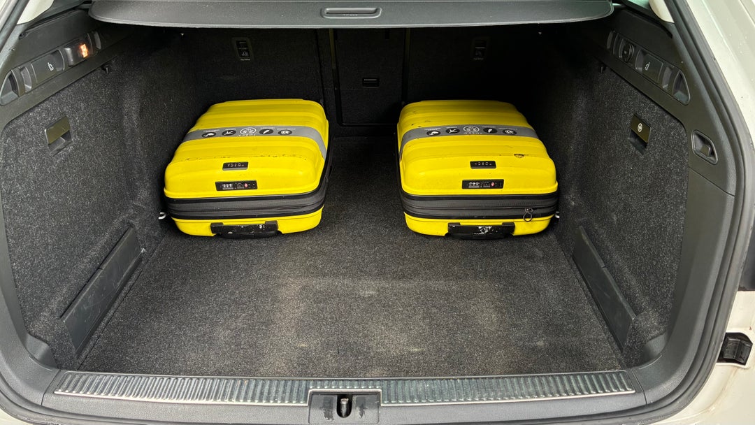 Boot Inside View with Luggage