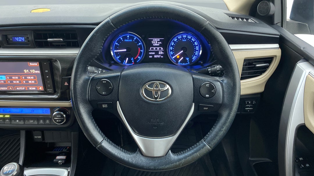 Steering Wheel Close Up