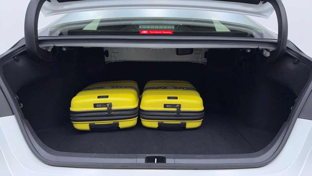 Boot Inside View with Luggage