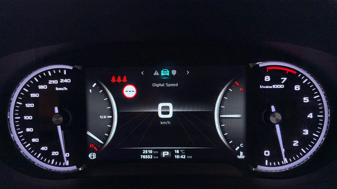 2019 MG HS Vibe, Automatic, 76552 km, Odometer View