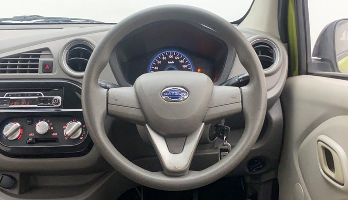 2017 Datsun Redi Go T (O), Petrol, Manual, 12,611 km, Steering Wheel Close Up