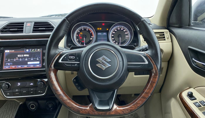 2018 Maruti Dzire ZXI Plus, Petrol, Manual, 55,781 km, Steering Wheel Close Up