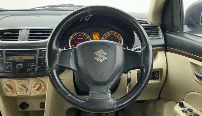 2014 Maruti Swift Dzire VXI, Petrol, Manual, 27,172 km, Steering Wheel Close Up