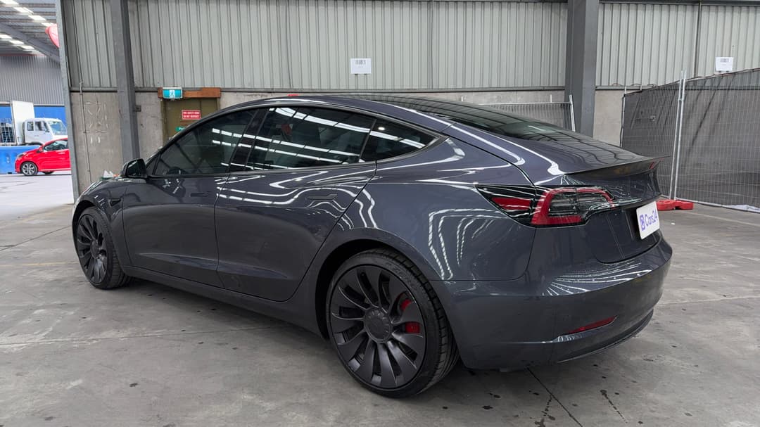 2022 Tesla Model 3 Performance, Automatic, 27854 km, Left Back Diagonal (45- Degree) View