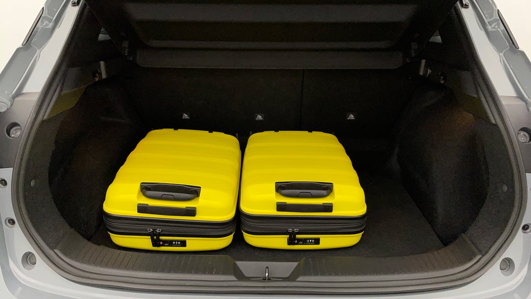 Boot Inside View with Luggage