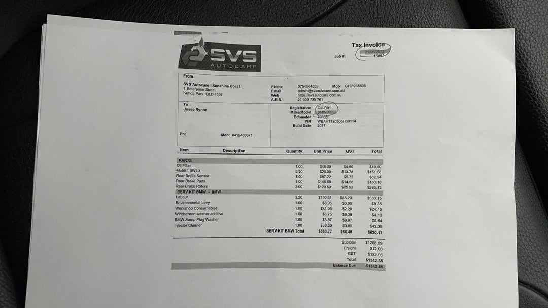 2017 BMW X1 Xdrive 25i, Automatic, 81321 km, Service History