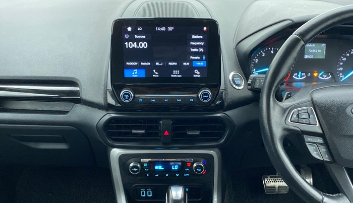 2018 Ford Ecosport 1.5 TITANIUM PLUS TI VCT AT, Petrol, Automatic, 73,699 km, Air Conditioner