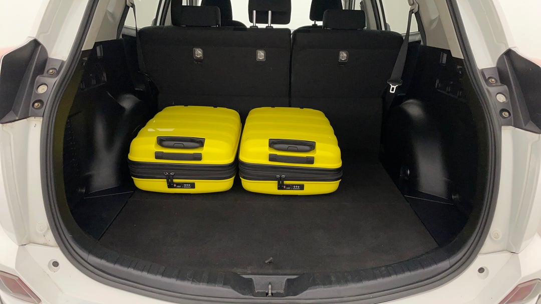 Boot Inside View with Luggage