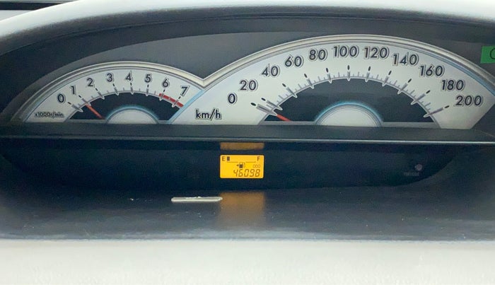 2011 Toyota Etios Liva V, Petrol, Manual, 46,096 km, Odometer Image