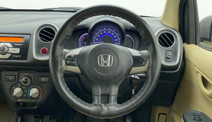 2015 Honda Brio S MT, Petrol, Manual, 86,813 km, Steering Wheel Close Up