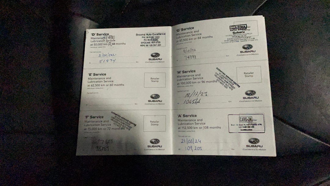 2017 Subaru XV 2.0i-s, Automatic, 109391 km, Service History