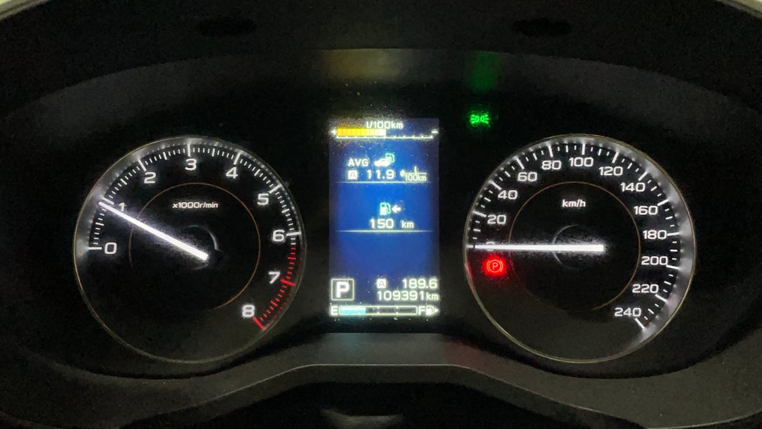 2017 Subaru XV 2.0i-s, Automatic, 109391 km, Odometer View