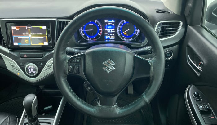 2017 Maruti Baleno ALPHA CVT PETROL 1.2, Petrol, Automatic, 52,712 km, Steering Wheel Close Up