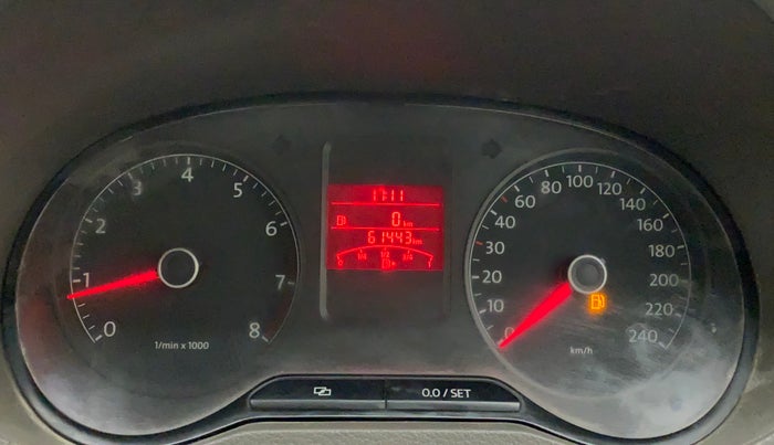 2011 Volkswagen Vento COMFORTLINE 1.6, Petrol, Manual, 61,436 km, Odometer Image
