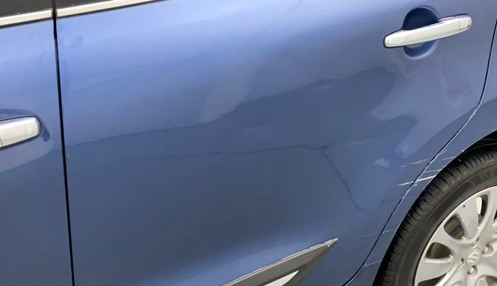 2018 Maruti Baleno ALPHA DIESEL 1.3, Diesel, Manual, 89,607 km, Rear left door - Minor scratches