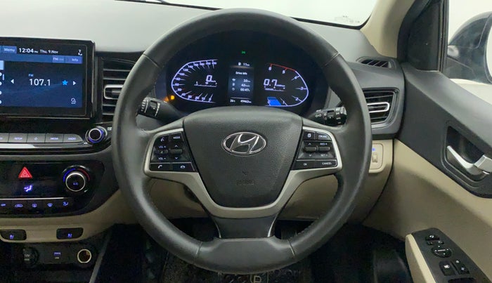 2021 Hyundai Verna SX (O) 1.5 CRDI, Diesel, Manual, 49,462 km, Steering Wheel Close Up