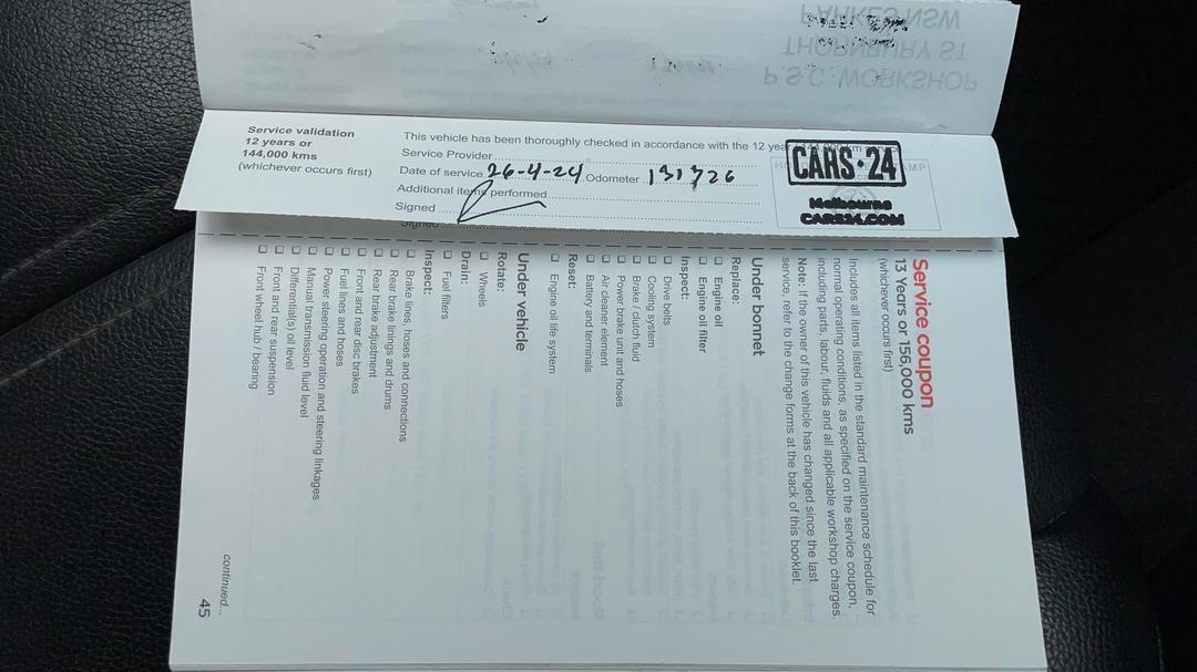 2018 Holden Trailblazer Ltz (4x4), Automatic, 131731 km, Service History