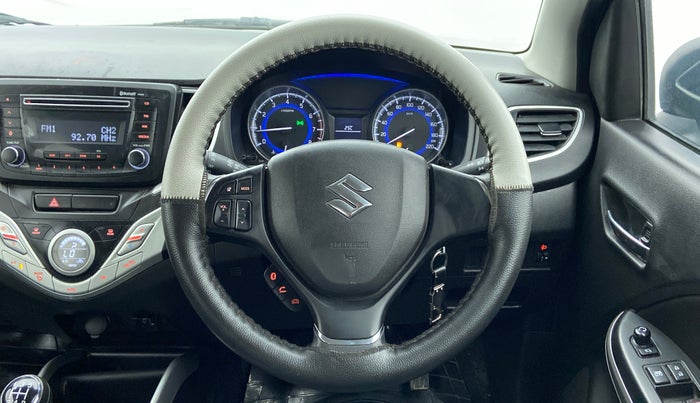 2018 Maruti Baleno DELTA 1.2 K12, Petrol, Manual, 21,684 km, Steering Wheel Close Up