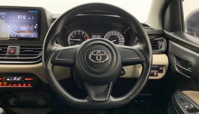 2022 Toyota Glanza E, Petrol, Manual, 20,278 km, Steering Wheel Close Up