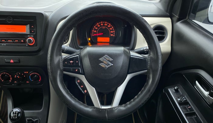 2019 Maruti New Wagon-R VXI 1.2L, Petrol, Manual, 27,341 km, Steering Wheel Close Up